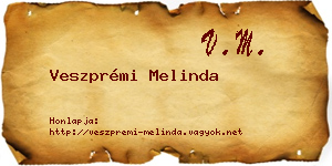 Veszprémi Melinda névjegykártya